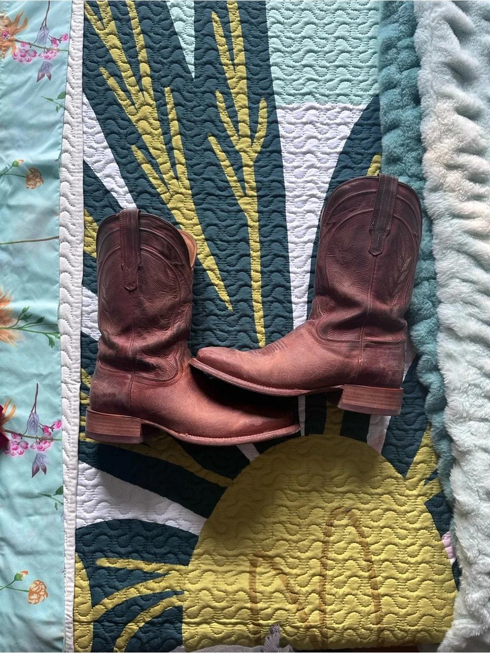 Tecovas Brown Men's Leather Cowboy Boots